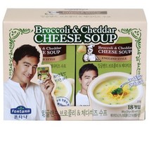 전통스프 폰타나 홈메이드식 브로콜리&체다치즈스프 60g x 6입, 1개