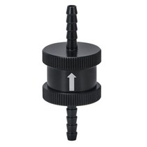 6 크기 4 MM6 MM8 MM10 MM12 MM16 MM 비 반환 편도 연료 체크 밸브 알루미늄 합금 가솔린 디젤, 4MM BLACK, 4MM BLACK