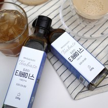 목에 좋은 티 베이스 시럽 홈카페 밀크티