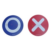 놀이와행사 대형 OX 원형 퀴즈판 50cm