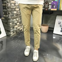 용된다 남자 빅사이즈 스판 밴딩 면바지