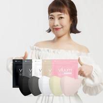 [가을마스크 KF94] 푸름웰니스 비움 에코브리즈 KF94 마스크 새부리형 50매 + 고급 마스크 스트랩, 그레이 대형