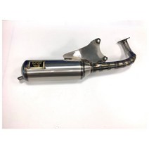 V8 수정 된 레이싱 전체 배기 시스템 yamaha bws100 4vp 배기 100-125cc 4vp 스쿠터 100cc 125cc, a