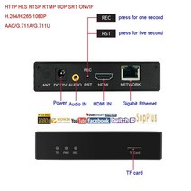 h.264h.265 hdmi 비디오 엔코더 http rtsp udp rtmp srt onvif to iptv stream broad