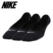 NIKE 나이키 우먼스 라이트웨이트 삭스 블랙 3팩 SX4863-010