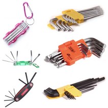 코이코 발칸 L형 육각렌치 별렌치 접렌치 볼렌치 세트모음, 8. 발칸 알루미늄 별 접렌치 7P 세트