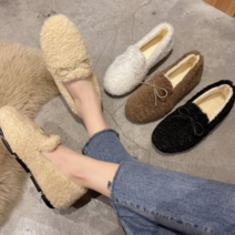 겨울운동화 여성털로퍼 방한로퍼 겨울실내화 양털슈즈 털뮬