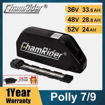 접이식 전동자전거 전기자전거 배달 렌탈 키트 폴딩 원래 48V36V52V Ebike 배터리 48v 20ah Polly DP9 40A BMS 18650 셀 500W 750W 1000, Samsung36V20.3AH DP6