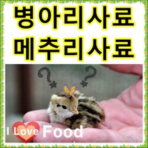 [어린병아리] 병아리사료 1kg 소분판매전문, 곡물중병아리 가루사료2kg