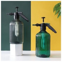 압축분무기 가정용 셀프 소독 방역 세차 화분 분무기 연무기 실내 정원 원예용 2L, 에메랄드