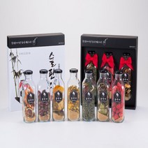 술판다 담금주 키트 500ml 3구 선물세트, 무화라임+장미+야관문, 1세트
