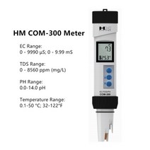토양 수질 수분 농도 EC tds ph 전도도 염도 측정기 meter 메타 계 137, 흠 com-300