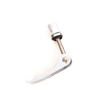 실버컬러 자전거 안장 봉 고정 퀵 릴리즈 홀더 부착 조임 레버, 단품, 단품