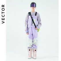 보드복 홀리데이 언바인드 카레타 스노우보드 멜빵 바지 상의 자켓 벡터 여성 두꺼운 스키