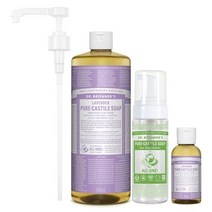 닥터브로너스 라벤데피부진정 클렌저 950ml + 60ml, 1세트