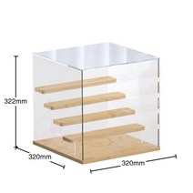 투명 아크릴 피규어장식장 케이스 장식장 보관함 전시대, F