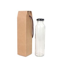밀크티300 포장박스 크라프트 주류 유리병상자, 100장