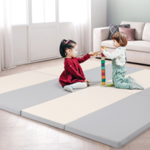 상상 폴더 매트 3단 거실 강아지 층간소음 쿠션 시공 아기 유아 촉감 놀이 바닥 어린이집, 듀얼