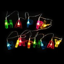 파티짱 생일 가랜드, LED 생일 가랜드