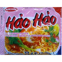 베트남라면 에이스쿡 하오하오 매콤한 새우맛 77g 핑크 미톰 HAO HAO ACECOOK, 1개