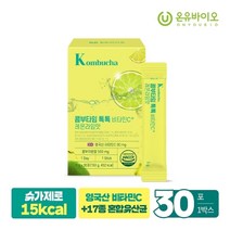 기타 [온유바이오] 유산균 담은 콤부타임 톡톡 비타민C+ 레몬라임맛 30포(1개월분), 없음