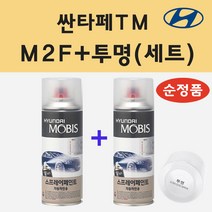 순정품 현대 싼타페 TM M2F 마그네틱포스 스프레이 페인트 + 투명스프레이
