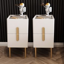 북유럽협탁 침실 협탁 테이블 침대 옆 흰색 북유럽 탁자 좁은 중앙 가정용 서랍 개, 17.2pcs - 25x40x50cm