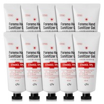 C2Y 휴대용 손소독제 손소독젤 손세정제 대용량 60ml, 10개