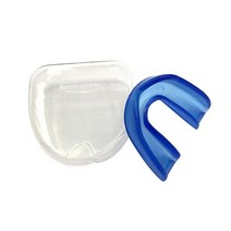 복싱용품 복싱글러브 복싱 마우스피스1 set 마우스 가드 마우스 가드 치아 보호 복싱, 파란색 성인 m