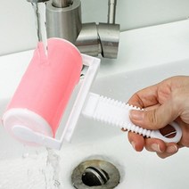 먼지 제거기 소파 러그 시트 청소 롤러 물세척 재사용 침구 의류 휴대용 1P, 상품선택, 엘로우