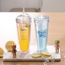 국내생산 주문제작 슬림아이스 텀블러 500ml KUK-09906, 플랫