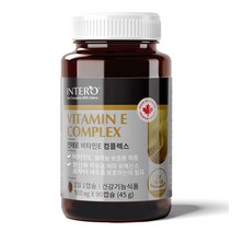 [비타민e샌더슨] 인테로 비타민E 셀레늄 항산화 토코페롤, 90정, 1개