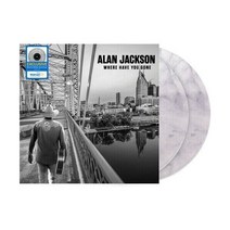 미국 LP판 Alan Jackson Where Have You Gone 블랙 White Swirl 2LP
