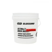 오마이카닷컴 글로스브로 슈프림 버킷18L 화이트+그립레드
