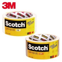 3M 스카치 포장용 테이프 P50 48X40 투명 갈색