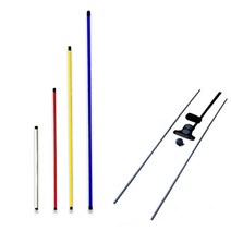 골프 얼라이먼트 스틱 에이밍스틱 스윙 연습기, 100cm, 블루