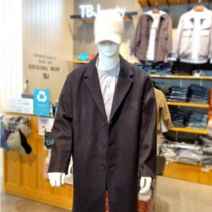 티비제이 TBJ Nearby.[즉시출고] [가성비 초특가전] [빅사이즈110까지]22년 미친가격! 전국최저가!! [남성 패딩+내피안감 경량 누빔 모직 코트 남성 롱코트 겨울 코트]