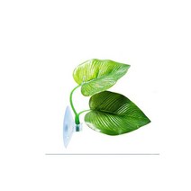 베타물고기 구피 해수어 금붕어키우기 Betta 물고기 잎 침대 해먹 장난감 인공 수족관 식물 흡입 컵 탱크