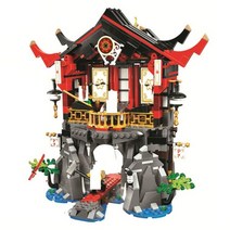 레고 호환 블럭 장난감ninjago-movie city sets lloyds titan, 갈색