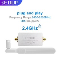 와이파이 증폭기 공유기 인터넷 EDUP 8W 전력 2.4GHz 802.11b/g/n 신호 중계기 라우터 범위 확장기 부스터 6dBi 무선 안테나 어댑터, [02] AB018-2.4G4W, 02 AB018-2.4G4W