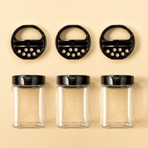 조미료통 사각 양념통 300ml x 3p 세트, 1세트