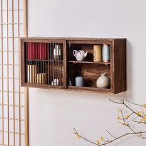 엔틱 빈티지 옛날 찬장 찻장 컵 그릇 진열 수납 장, B