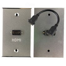 벽부판넬 알루미늄 월플레이트 HDMI1구연장케이블타입