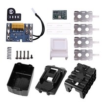 BL1890 리튬 이온 배터리 케이스 PCB 충전 보호 회로 기판 쉘 상자 BL1860 Makita 18V, 하나, 검정, 01 Black