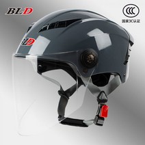 BLD 베일리 3C 인증 여름 여성 남성 자외선 차단 사계절 헬멧 배달 오토바이 스쿠터 바이크 라이딩 헬멧, T