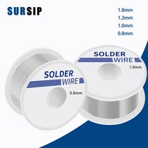 0.8/1.0/1.2/1.8mm Soldering Tin Wire Melt Rosin Core Solder Roll Used for Electric Iron Welding, [05] 1.0mm-100g, 05 1.0mm-100g, 1개