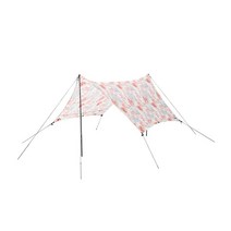 ZEROGRAM(제로그램) Coral Hexa Tarp재생 나일론 소재악천후나 태양 아래에서도 쾌적한 최대 6명용 타프 (red)