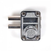 방화/샷시문 기계식보조키 미니정2구 (평키/육각키) 유리문열쇠 현관문키 잠금장치 주택용 대문, 육각키/02773