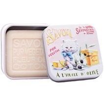 라사본느리드니옹 코튼향 페르시아고양이 틴케이스 천연 비누 세트