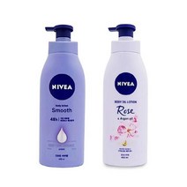 에멀전 바디로션 아르간 미르 스무디 바디오일 로즈앤 오일 니베아, 니베아 스무드바디로션400ml